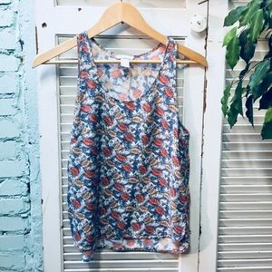 H&M Floral Poppy Tank